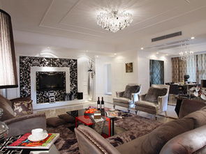 130平米新古典主义风格两室两厅室内装修效果图赏析