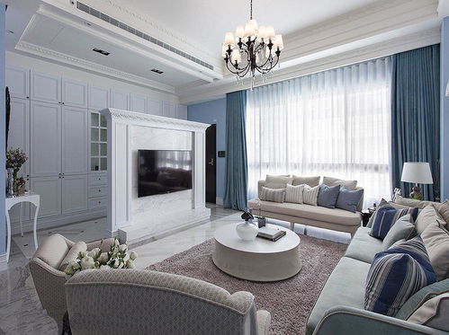 法式风情四居室 139平米住宅室内装饰装修全解析